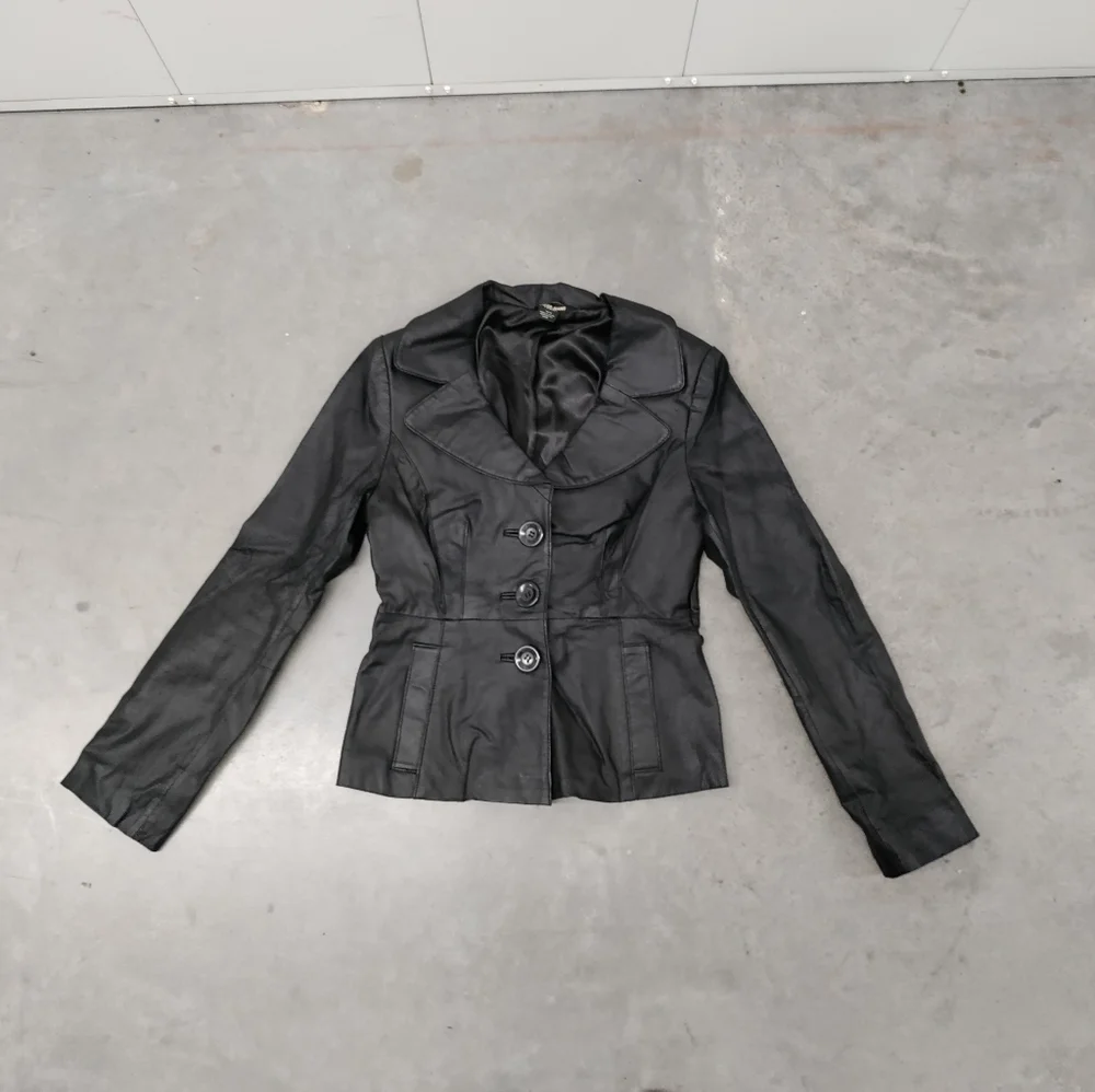 Guess leather coat